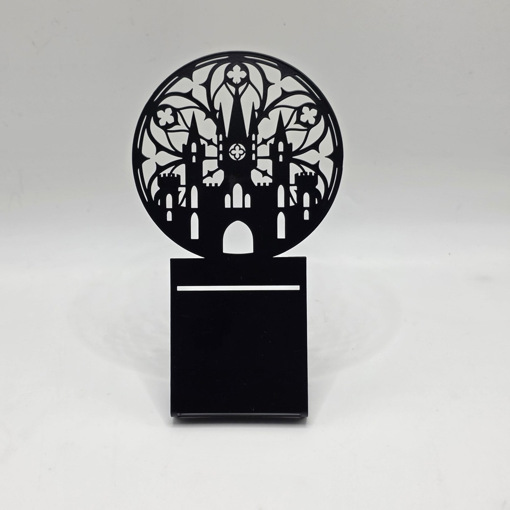 Owlcrate Cathedral Castle Metal Candle Holder Quote Shelf Decor